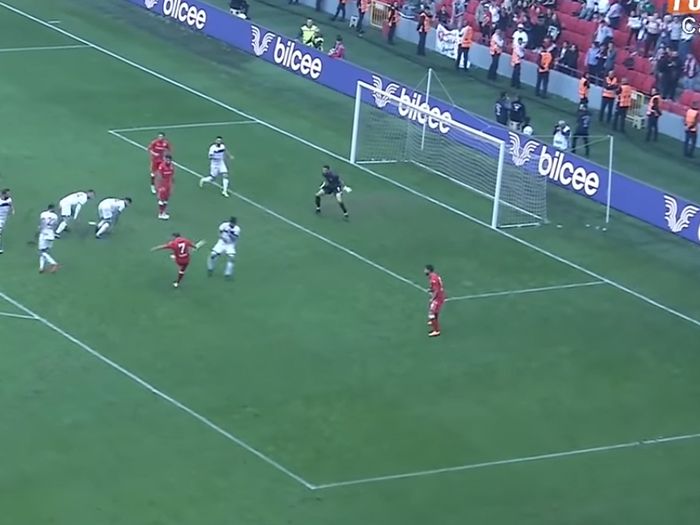 Samsun Yeni 19 Mayıs Stadyumu Saha İçi Reklam Çalışması