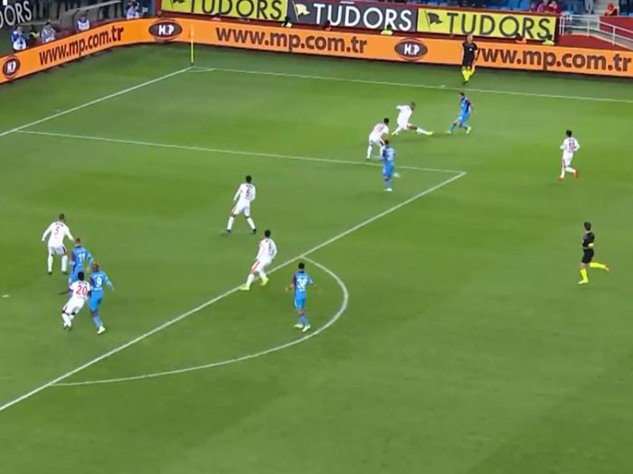 Şenol Güneş Spor Kompleksi Saha İçi Reklam Çalışması